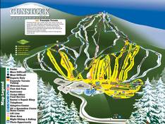 Mappa delle piste Gunstock