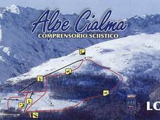 Mappa delle piste Alpe Cialma - Locana