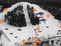 Mappa delle piste Parra