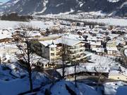 Hotel Seetal sulla pista a valle verso Kaltenbach