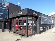 Area casse curata a Zinal