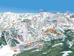 Mappa delle piste Palisades Tahoe