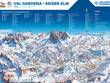 Mappa delle piste Val Gardena (Gröden)