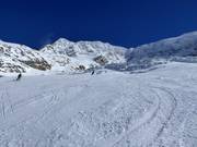 Pista glaciale rossa di media difficoltà