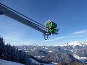 Cannone da neve sulla Reiteralm