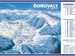 Mappa delle piste Donovaly (Park Snow)