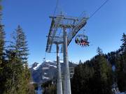 Stümpfling-4er-Sesselbahn - 4pers.| Seggiovia ad alta velocità (ad agganciamento automatico) con cupole di protezione