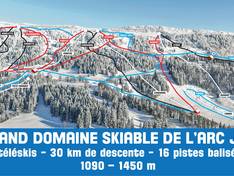 Mappa delle piste Bugnenets-Savagnières - Saint-Imier