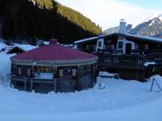 Bellevue Alm sulla pista a valle verso Bad Gastein