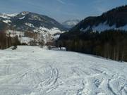 Vista sull'Heutal dalle piste