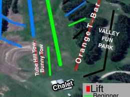 Mappa delle piste Drayton Valley - Brazeau Ski Hill