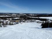 Ampia pista n. 4 alla stazione a valle