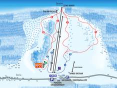 Mappa delle piste Makov