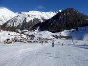 Area principianti presso lo skilift del paese a Kals