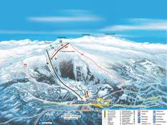 Mappa delle piste Sogn Skisenter