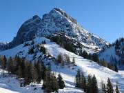 Vista sull’itinerario sciistico Schwarzreiter