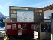 Tabellone informativo con stato attuale a Ftan