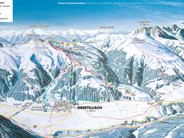 Mappa delle piste Obertilliach - Golzentipp