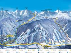 Mappa delle piste Macesnovc Rateče