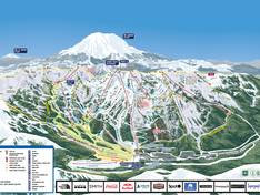 Mappa delle piste Crystal Mountain (WA)
