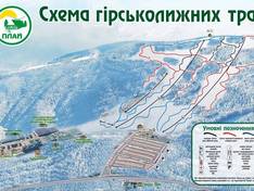 Mappa delle piste Plai