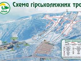 Mappa delle piste Plai