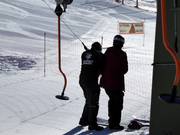 Assistenza allo skilift a piattello