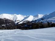 Vista dalla pista Goldsee verso il Tscheyeck
