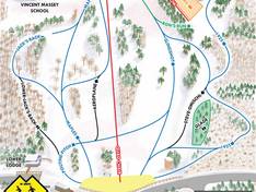 Mappa delle piste Laurentian Ski Hill - North Bay