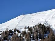 Vista sulla pista n. 11 presso la seggiovia Langeggbahn