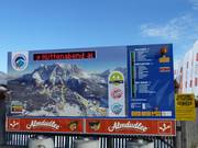Tabellone informativo alla stazione a valle della seggiovia Sonnenhang Sunracers