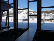 Vista dalla 'Kafeteria' sulle piste