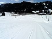 Pista facile presso la seggiovia Raubachlift alla stazione a valle Riedbergerhorn