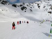 Piste facili alla stazione intermedia