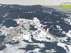 Mappa delle piste Benecko