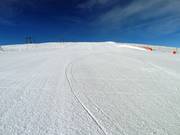 Pista preparata al Pala di Santa