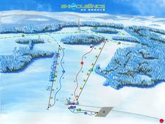 Mappa delle piste Olešnice na Moravě
