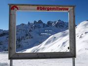 Splendido panorama al Golmer Joch con vista sui Drei Türme e sulla Drusenfluh