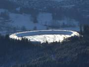 Grande lago di accumulo