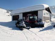 Il gatto delle nevi è in pausa