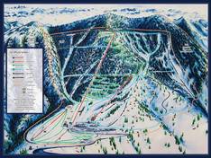 Mappa delle piste Pebble Creek