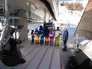 Il personale cordiale è sempre presente agli impianti di risalita.