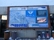 Tabellone informativo nel Snowbird Center