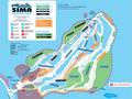 Mappa delle piste Mount Sima
