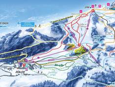 Mappa delle piste Réallon