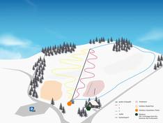 Mappa delle piste Max-Wild-Arena/Felderhalde - Isny
