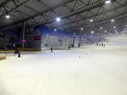 Pista facile nella parte inferiore degli skilift a piattello