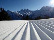 Pista perfettamente preparata nell’area sciistica Jöchelspitze