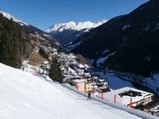 La località di Kappl sulla discesa a valle