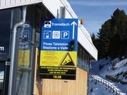 Segnaletica della discesa a valle